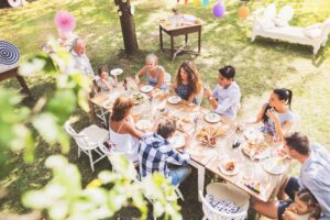 Sommerparty feiern 